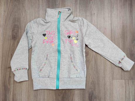 Slabá bavlněná mikina wolf vel. 98/104, wolf,98