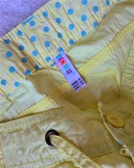 Žluté plátáky na vel.l-xl, denim co,l