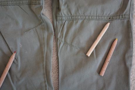 Khaki plátěné kalhoty, next,110