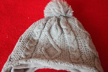 Dívčí zateplená čepice vzor, 92