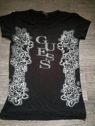 Tričko guess s korálky, guess,s