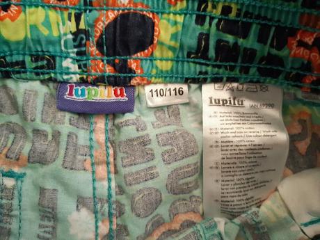 Barevné kraťasy 110-116, lupilu,116