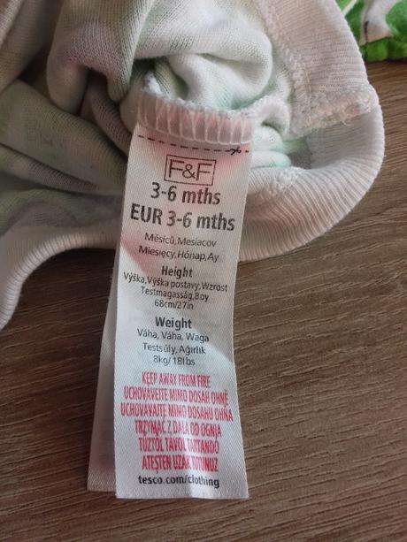 Body na mimi s krátkým rukávem, f&f,68