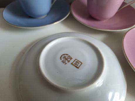 Porcelánové šálky sada, 