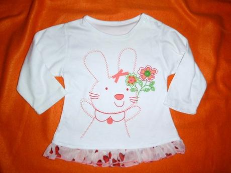 Kouzelná králíčková tunička s volánkem, 92