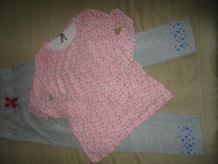 Spací setík, pyžámko, vel. 9-10 let, marks & spencer,134