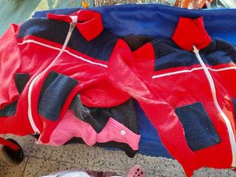 Starší svetříky, mikina, roláček, 110