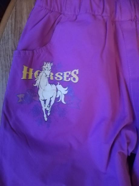 Kalhoty oteplené dívčí. vel. 128., 128