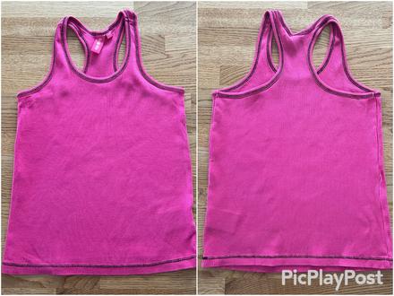 Tílko & tričko malinové liv a little vel. 122/128, 122