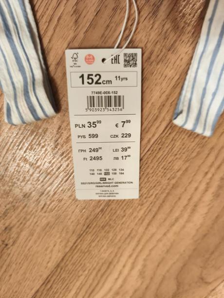 Pruhovaná halenka s melouny 146/152, reserved,134 / 140