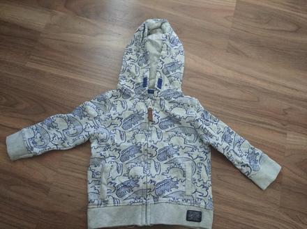 Mikina na zip s dinosaury, f&f,92