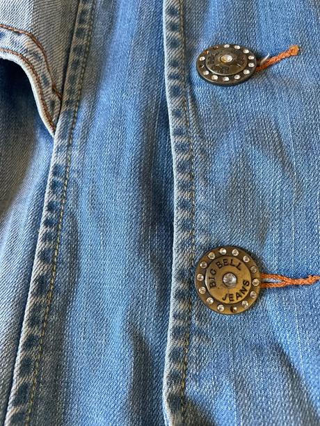 Džínová bunda/sako, vel s spíše xs, big bell, xs