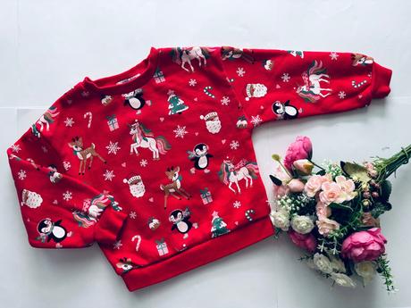 Vánoční mikina dívčí - v.2/3 roky, 98