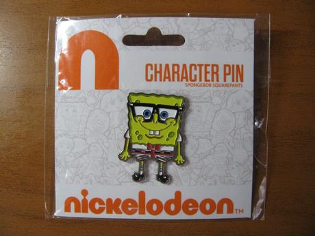 Přívěšek kovový, barevný spongebob, 