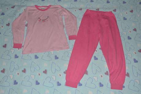 Bavlněné pyžamo pyžamko se srdíčky, schiesser,128