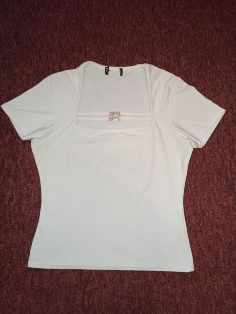 Bílé triko s/m, s