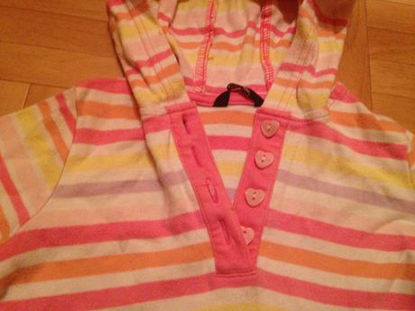 Dívčí mikina - mikinka proužky vel. 92 - 98, george,92