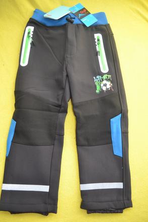 Softshellové kalhoty nové, vel.104, kugo,104