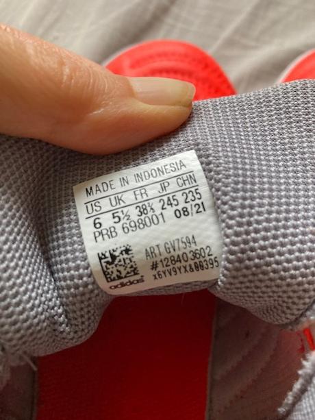 Oranžové sálovky tenisky, adidas,38