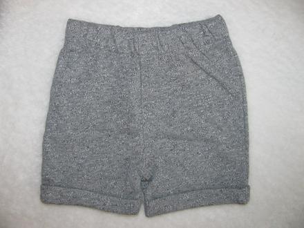 Dětské šedé teplákové šortky, střik/unisex, george,68
