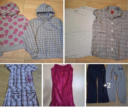 Set oblečení vel 140 bez mikin, 140–152