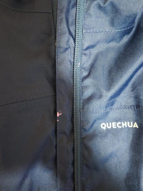 Detska 3v1 turisticka nepromokava bunda decathlon,, decathlon,146