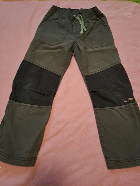 Turistické plátěné kalhoty alpine pro vel. 116/122, alpine pro,116