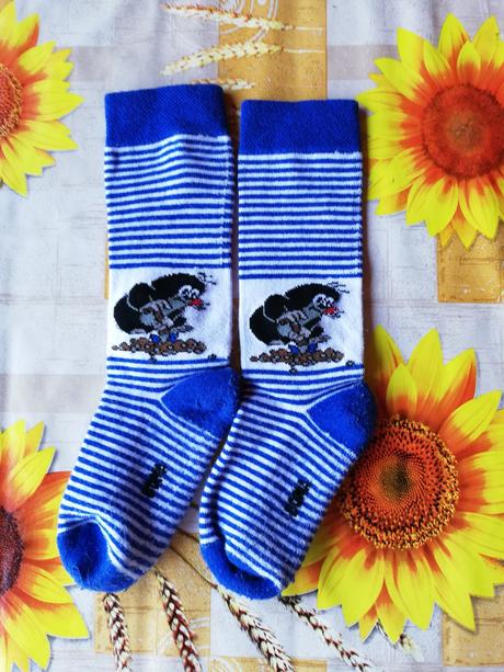 Podkolenky dětské s krtkem vel. 17-18, 17