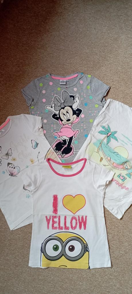 4x tričko zn."disney" vel."128", disney,128