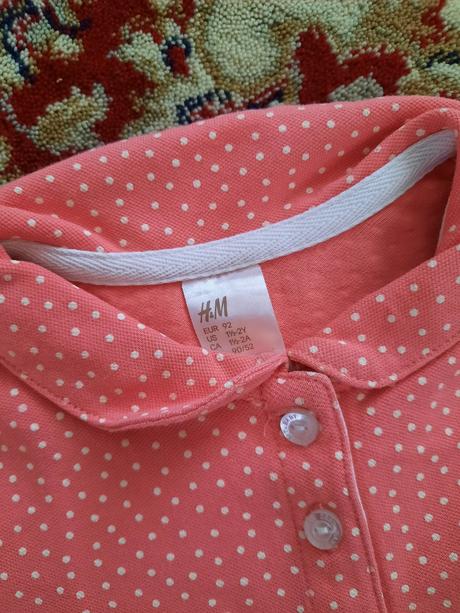 Puntíkaté tričko, h&m,92