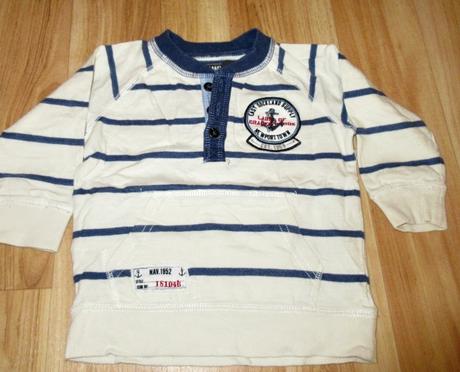 Triko s dlouhým rukávem, h&m,74