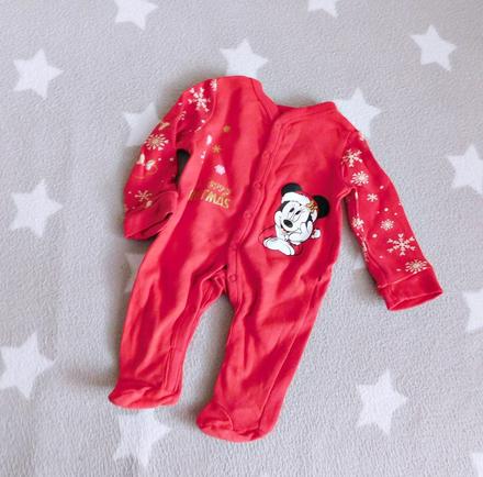 Vánoční overálek disney vel.50/56, 56