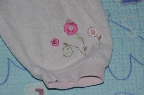 Froté kalhoty, tepláčky s výšivkou 68/74, h&m,68