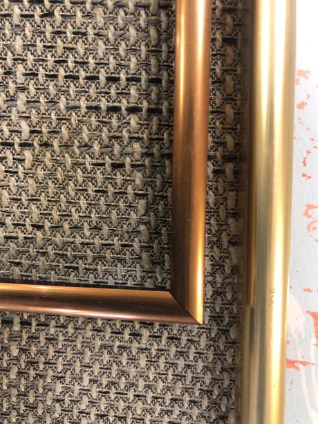 6 ramu na obrazky ctverec 40x40 zlate,medene, 