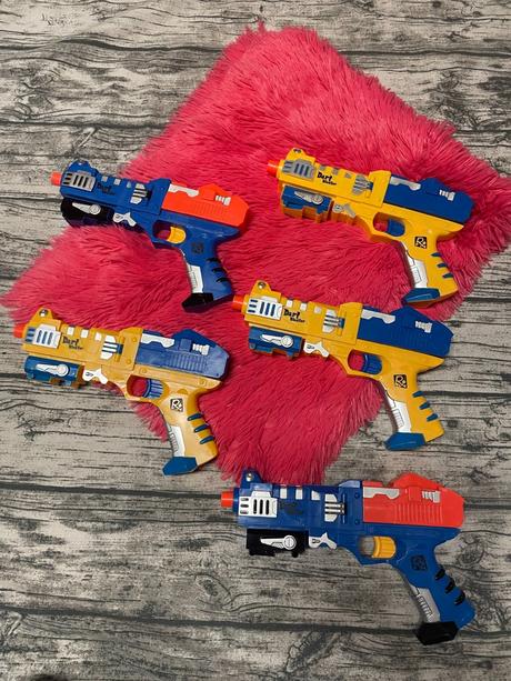 5x dětská pistole bez nábojů, 