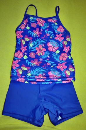 Moderní kvalitní dívčí plavky v. 122-134, 122 / 128 / 134