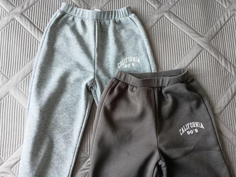 2x podzimní tepláky, 128/134, 134