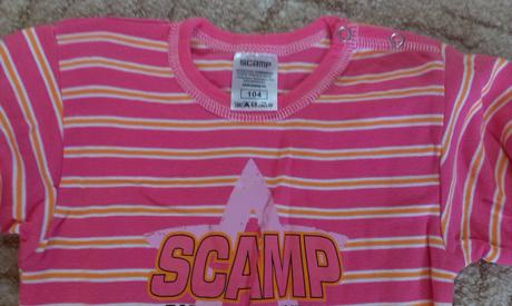 Nové kvalitní bodyčko scamp- vel.104, scamp,104