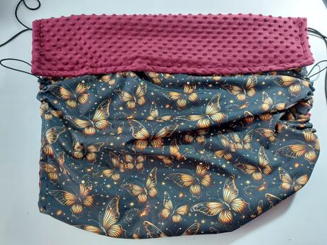 Nepadací nepromokavé deky kočárkovina +minky,