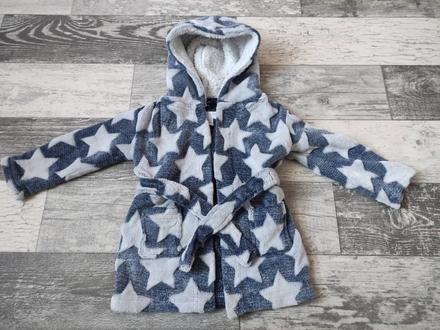 Župan hvězdičkový plyšový, primark,80