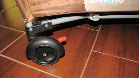 Cestovní postýlka caretero medio - hnědá, 65,120