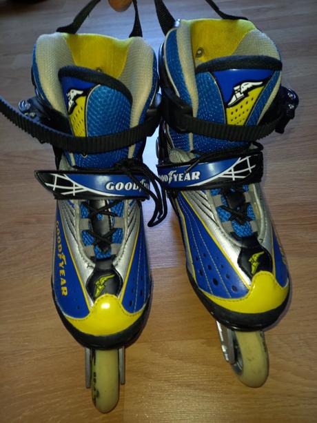 Dětské kolečkové brusle goodyear vel. 34-37, 34