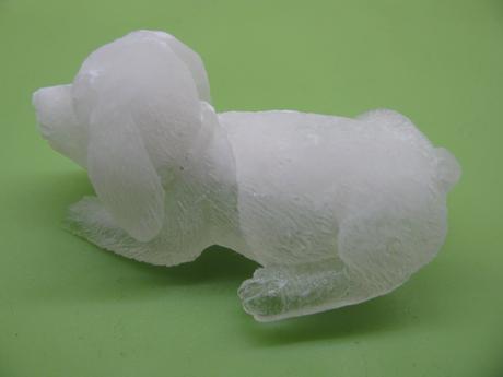 Silikonová forma - ležící pejsek, 