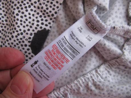 Bavlněné kojenecké šaty, f&f,68