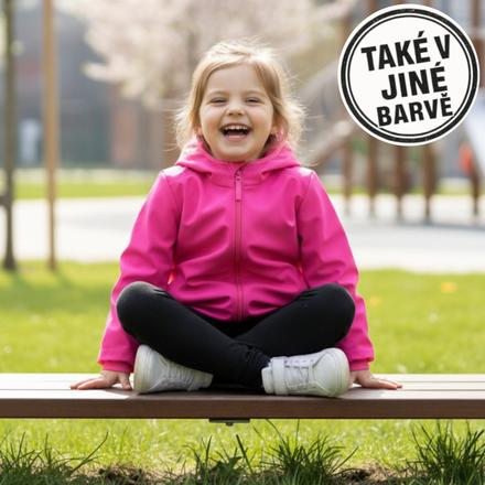 Softshellová bunda s fleecem, 6 barev, 86 - 152