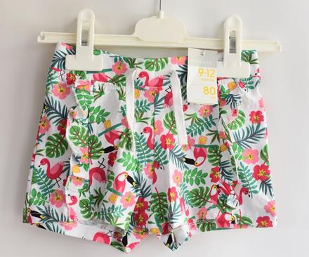 Kraťasy vel. 9 - 12 m, primark,80