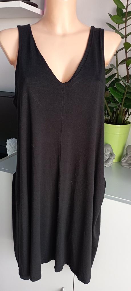 Černé šaty zn."h&m basic" vel."m", h&m,m
