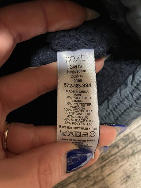 Chlapecká zimní bunda next 98, next,98