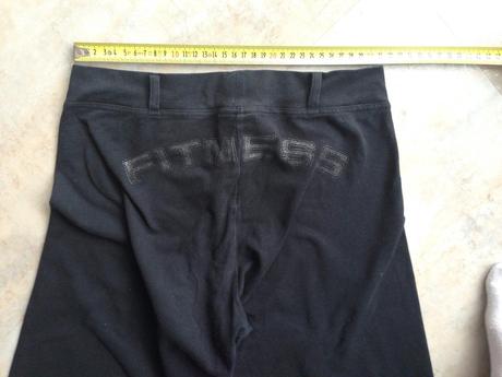 Černé tepláky unisex ellipse sport fitness vel. s, s