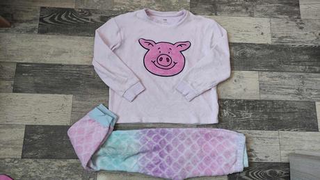 Pyžamo dívčí sametovo/plyšové v.140, marks & spencer,140